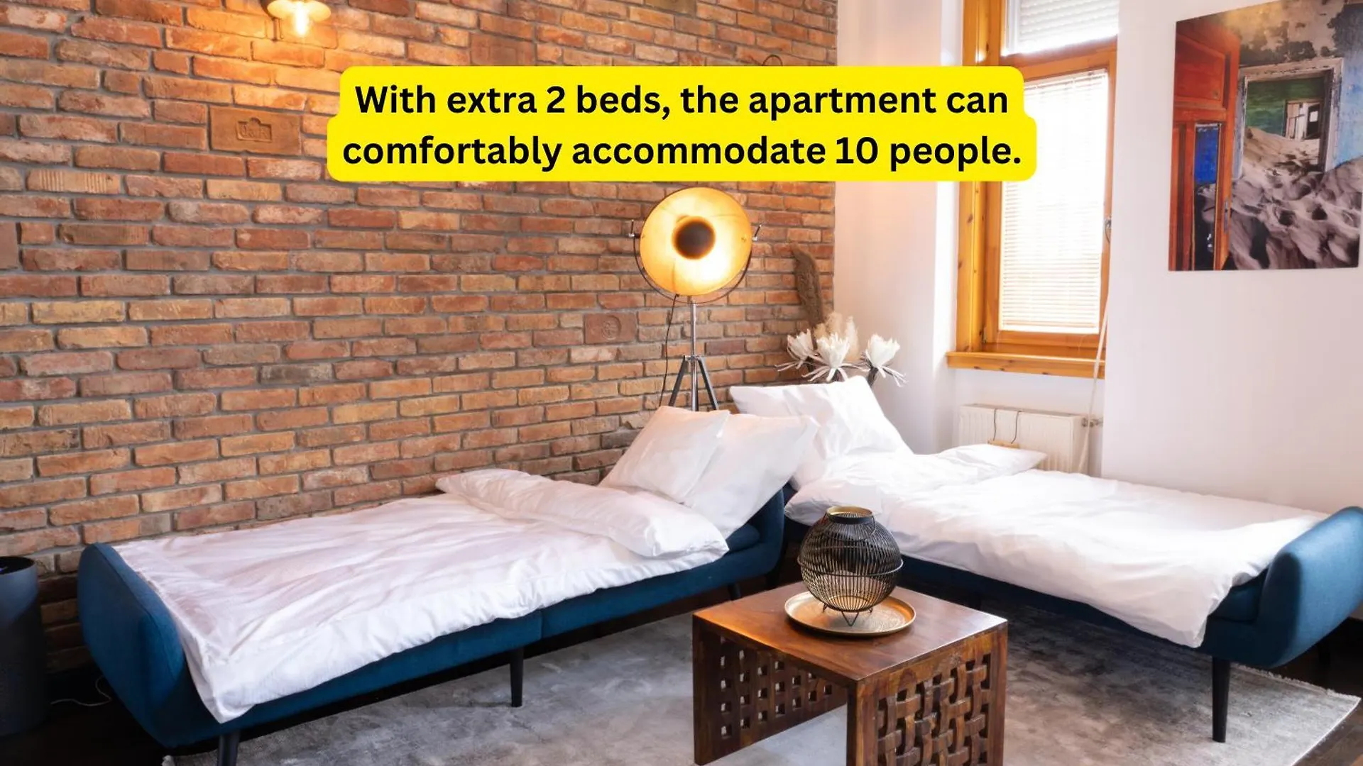 Rustic Downtown Apartment 106 M2 Boedapest 0*,